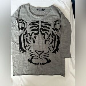 Bluenotes sweater for ladies size small grey